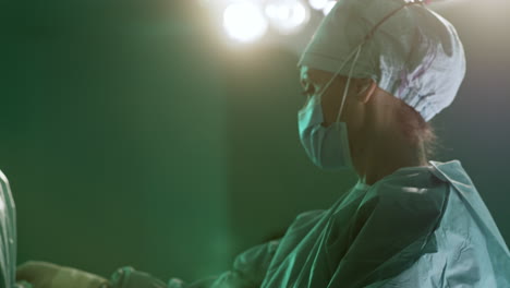 surgeons in operating room