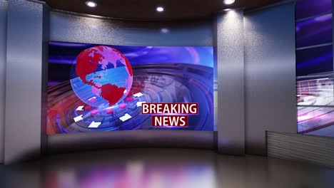 3d virtual tv studio news