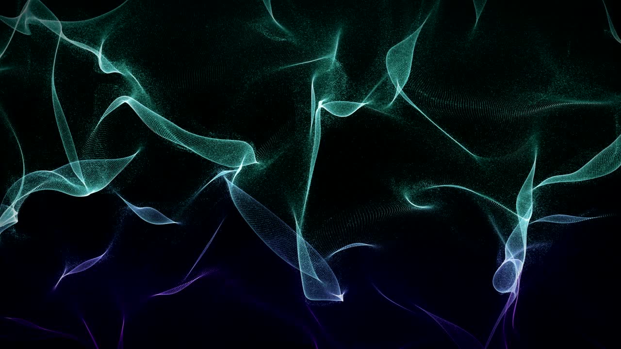 background particles element wave concept