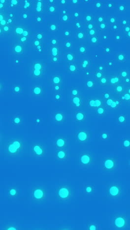 abstract glowing circles on blue background