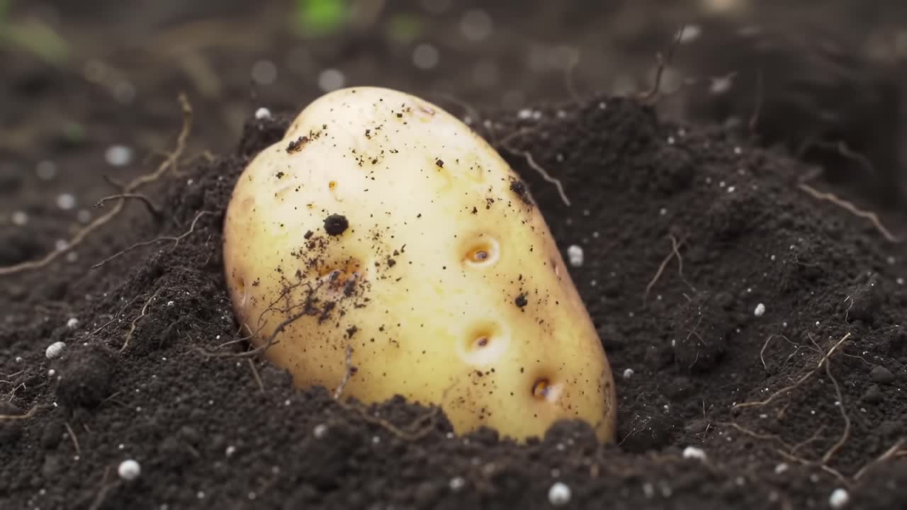 Growing Healthy Potatoes in Rich Soil for a Bountiful Harvest in the Garden