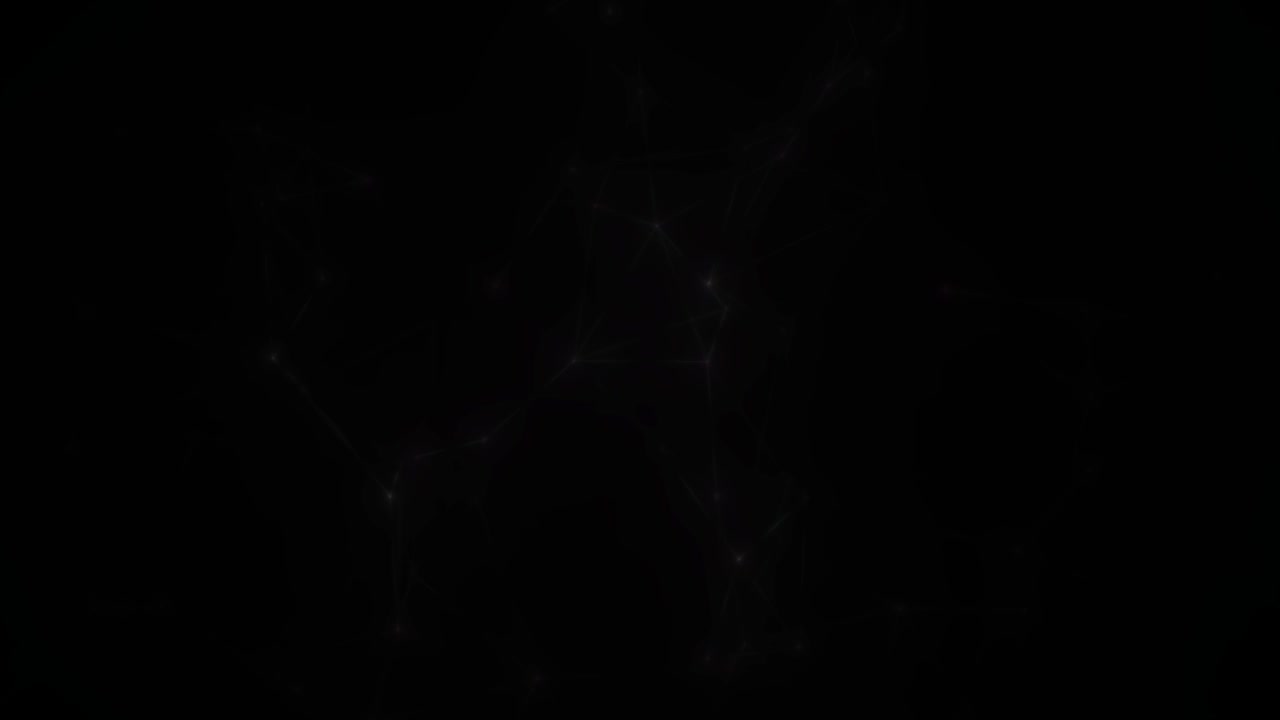 Rete Digitale Animata di Punti e Linee Interconnessi