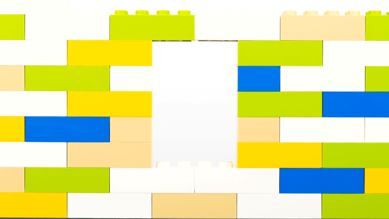 바탕 에 벽돌 을 만드는 다채로운 벽돌