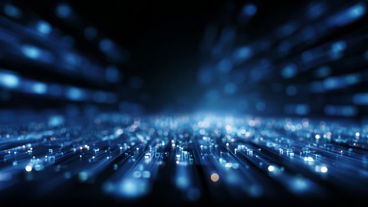 Abstract Blue Technology Background