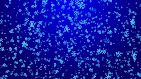 winter snowing animation