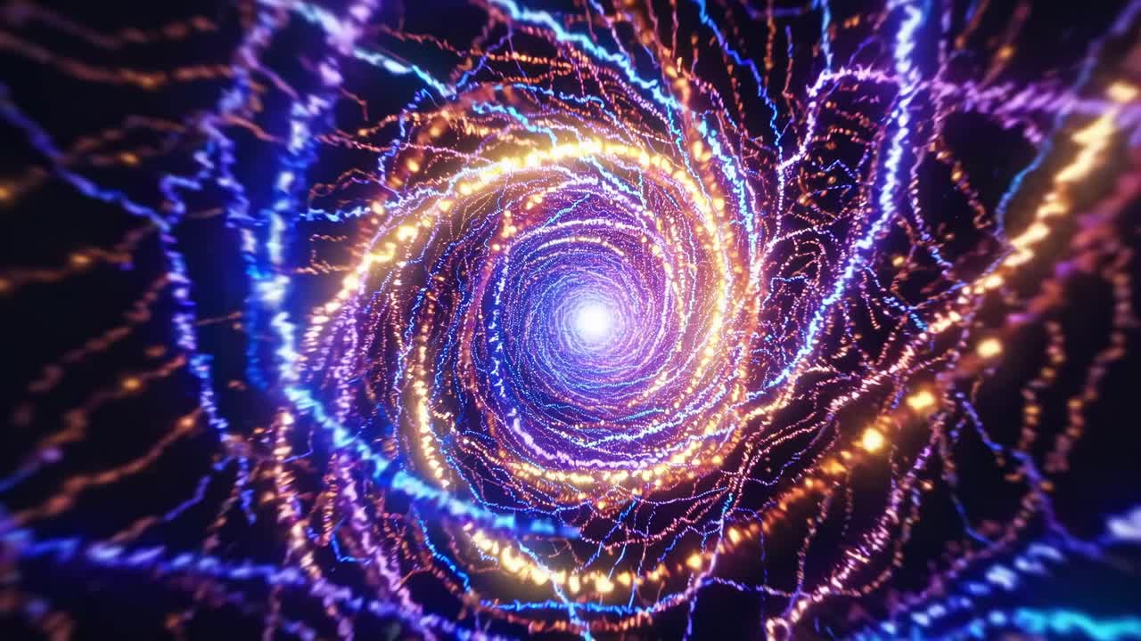 túnel de energía abstracto