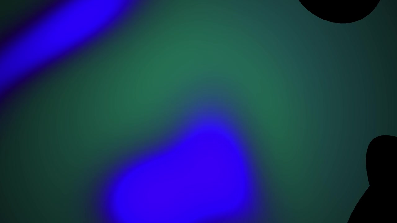 Fluid Abstract Motion Background with Glowing Blue Shapes