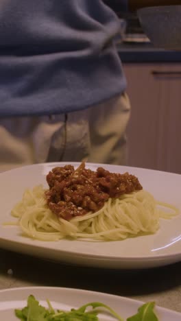 woman cooking in the kitchen