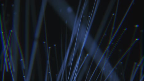 abstract optical fiber visualization