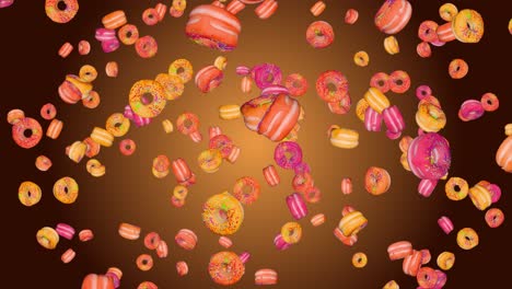 falling donuts