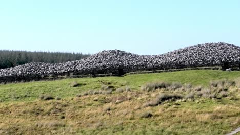 Graue-Steinhaufen-Von-Camster-Caithness-Schottland