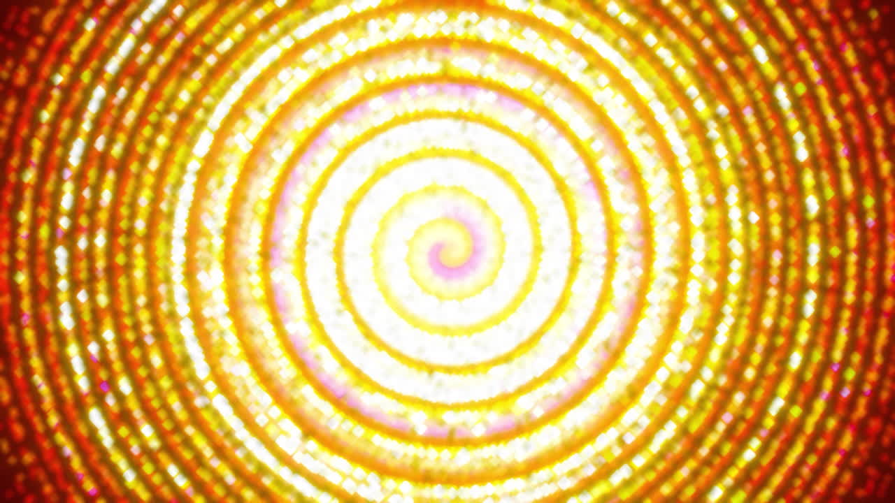 Abstract Glowing Circular Pattern