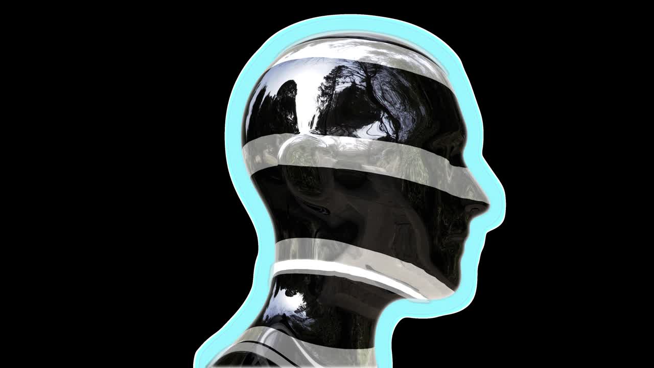 el brillo de una sola cabeza alfa