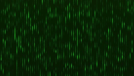 flujo dirigido de partículas luminosas. fondo de tecnología digital. visualización de grandes datos. matriz abstracta. renderización 3d. bucle sin costuras. 4k