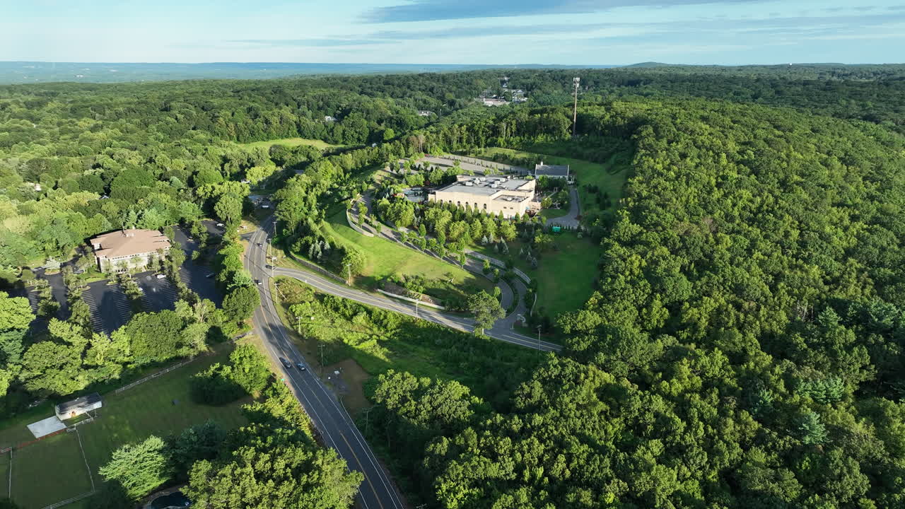 Aerial View Of Aria Wedding And Banquet Facility, Wedding Venue In Murphy Road, Prospect, Connecticut, United States