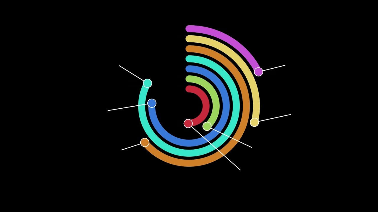 Thread of colours twisting