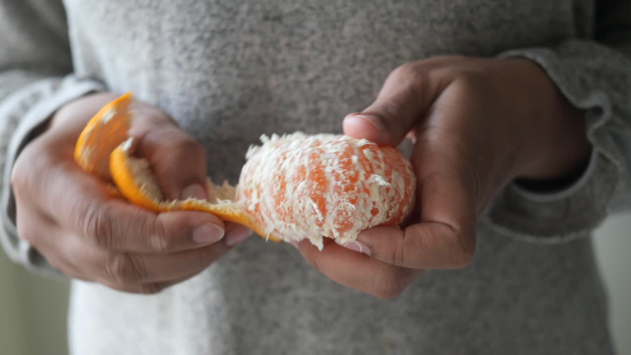 오렌지를 는 것