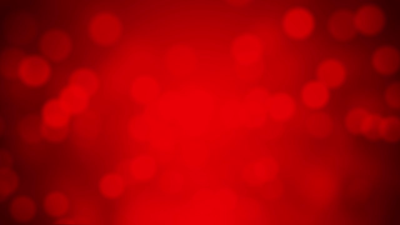 Red Defocused Moving Particles
