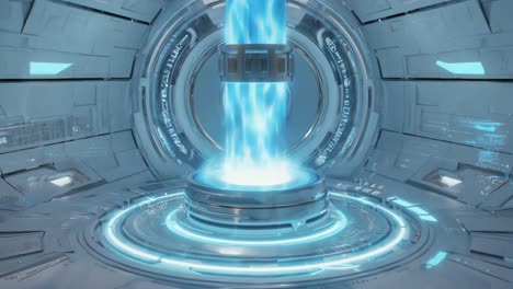 sci-fi portal machine