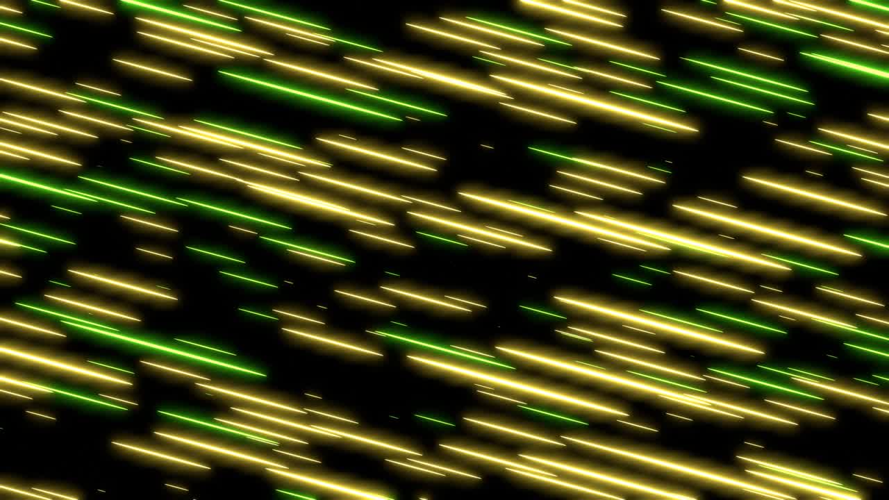 Yellow and green speed light abstract background.