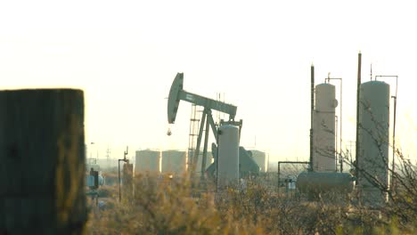 oil well pumping in pecos texas