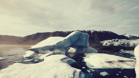 glaciers and the icebergs of antarctica