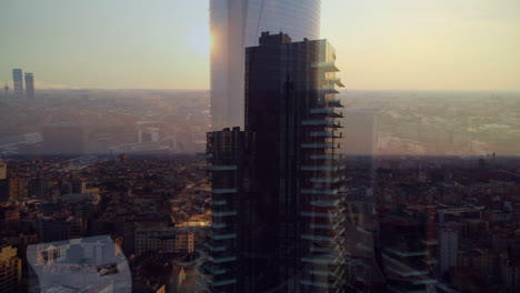 paisaje urbano en edificios modernos