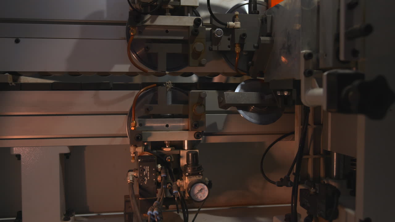 Close-up of Industrial Machinery