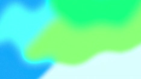 animation of smooth green and blue waves flowing on seamless loop