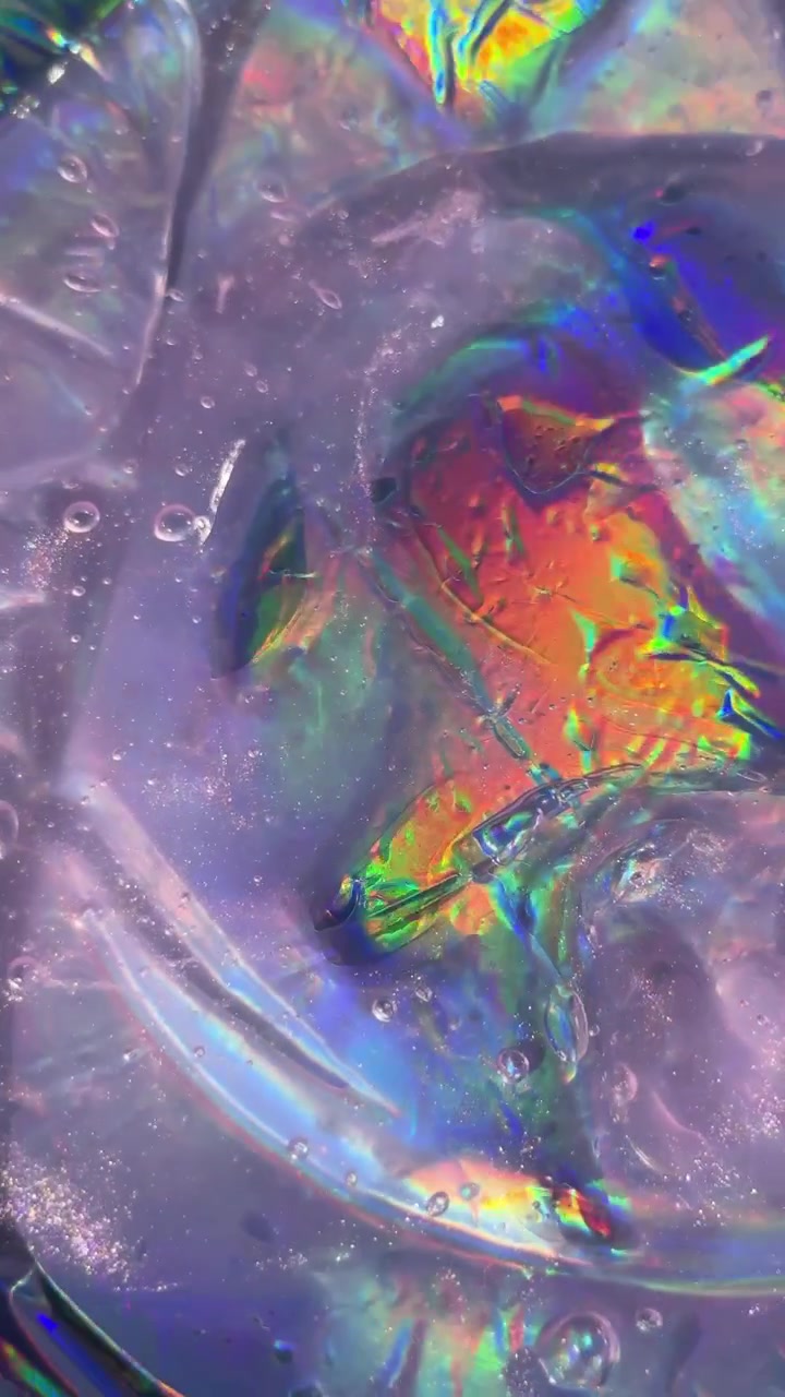 Texture di slime olografico con colori vivaci