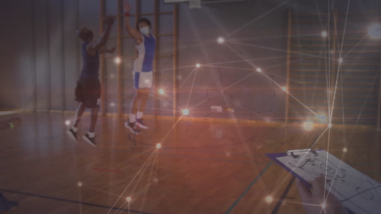 농구 선수들에 대한 연결 네트워크의 활성화