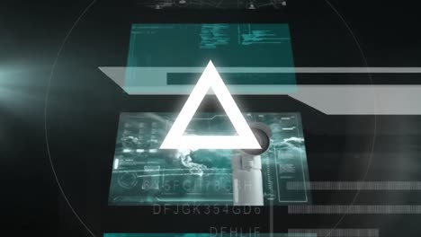 Animation of scan scoping over data processing