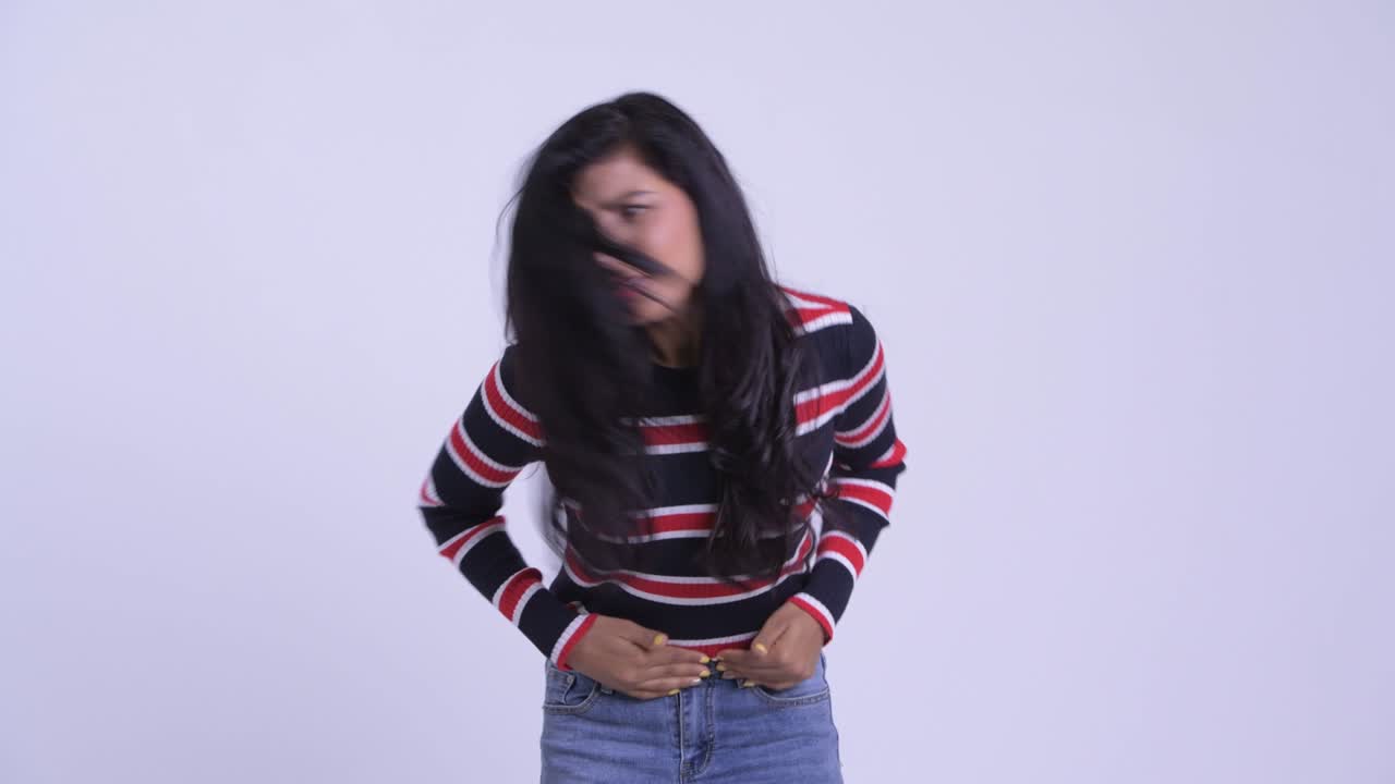 아름다운 젊은 인도 여성