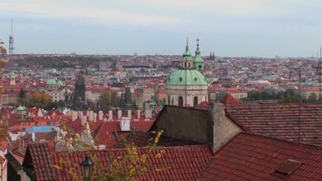 a view of prague in the czech republic