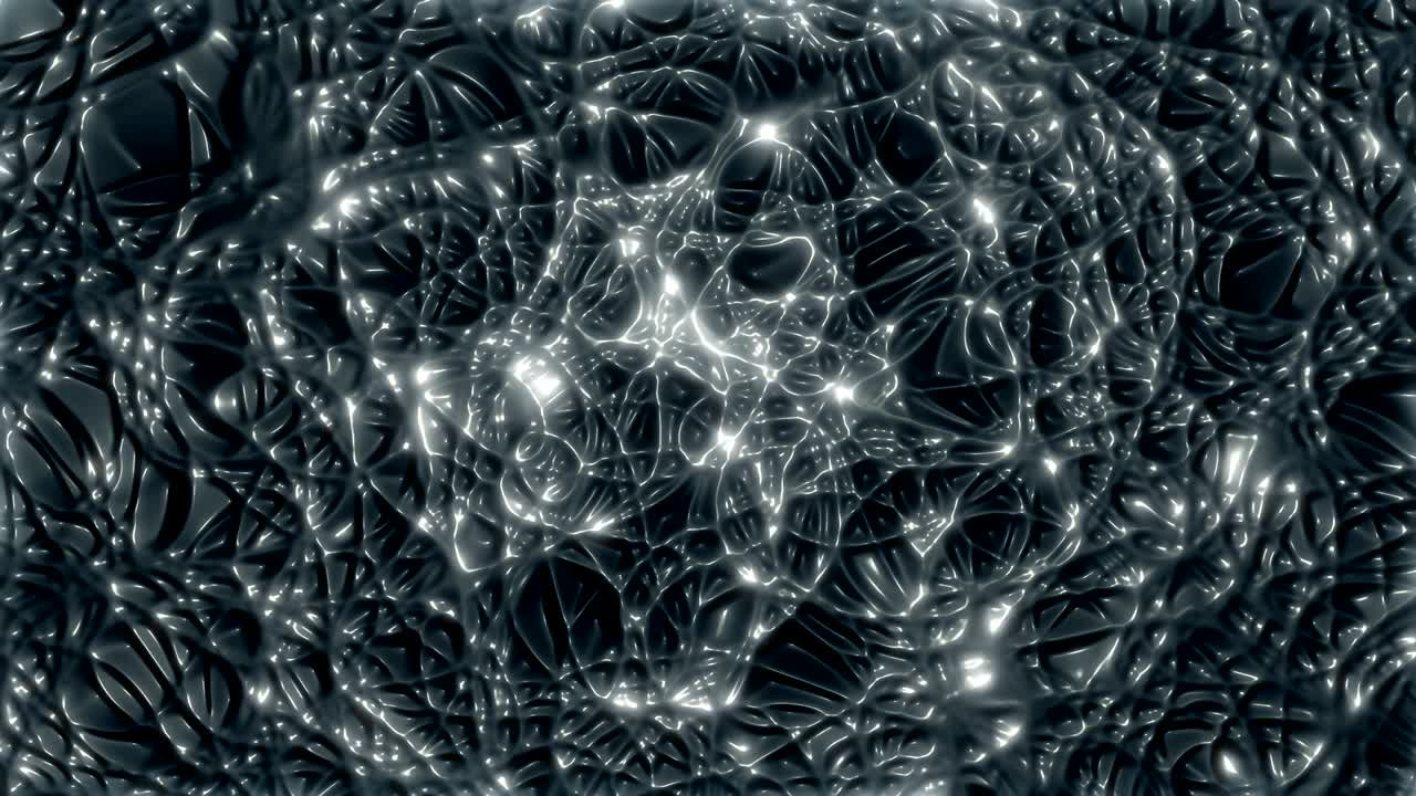 hilos de metal - 4k 60fps hermoso espeluznante limo cosa de video de fondo bucle