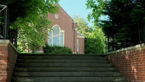 Bibliothek-In-Camden,-Maine,-Einer-Küstenstadt