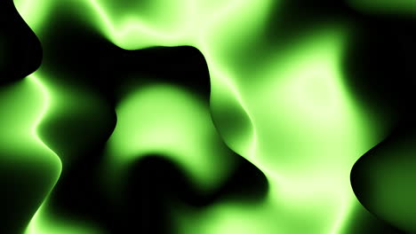 swirling green and black abstract design dynamic energy and movement