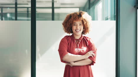 business woman, happy with success and vision