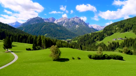 Scenic-view-of-the-beautiful-landscape-in-the-Alps