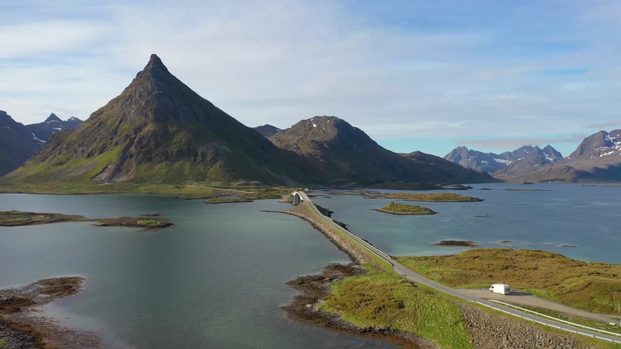 puentes de fredvang panorama de las islas lofoten