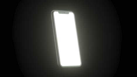 realistic smartphone mockup set, 3d render. mobile phone blank, white screen design