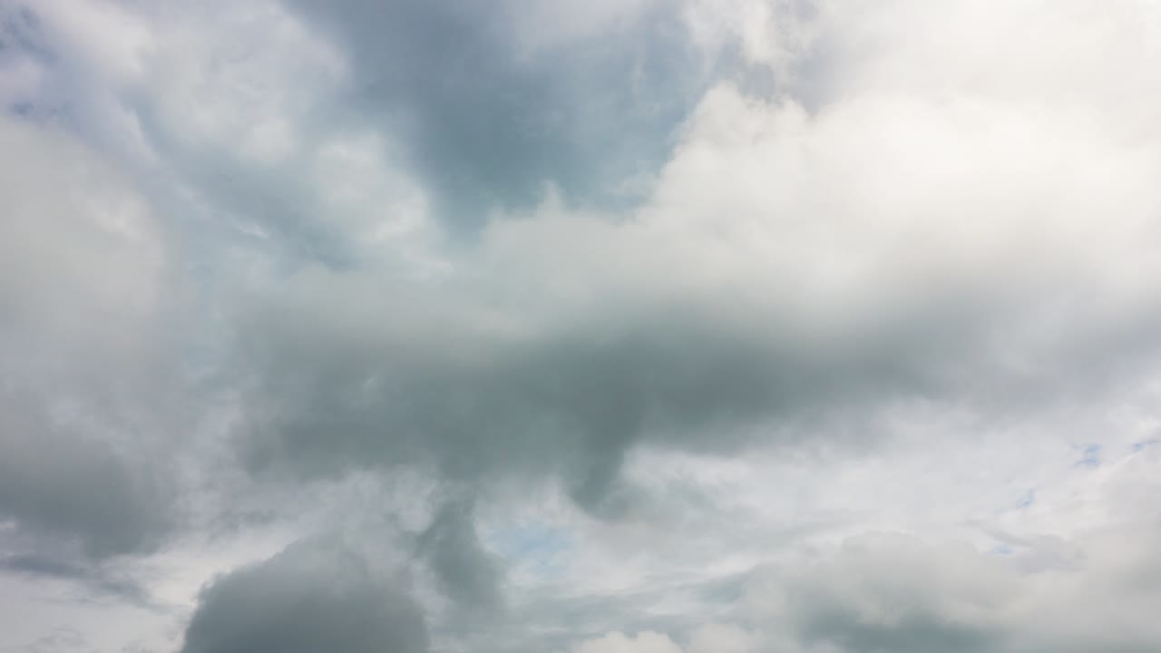 Flying Through Winter Clouds in Seamless Loop