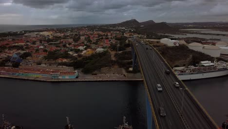 skyview of the juliana bridge