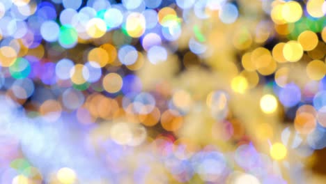 bright flashing background of light multi-colored spots. shimmering confetti, festive illumination. christmas tale, new year's eve, fun and joy.