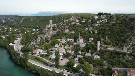 pocitelj built by the river