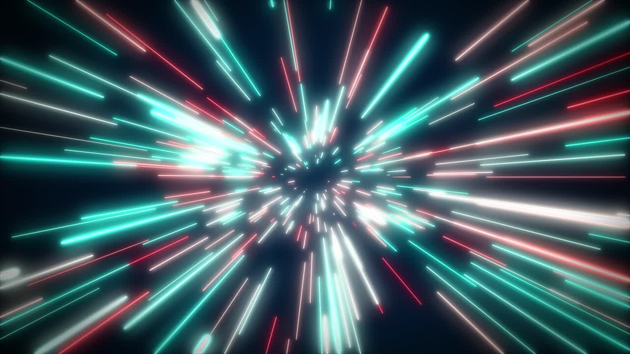 네온 하이퍼스페이스 터널