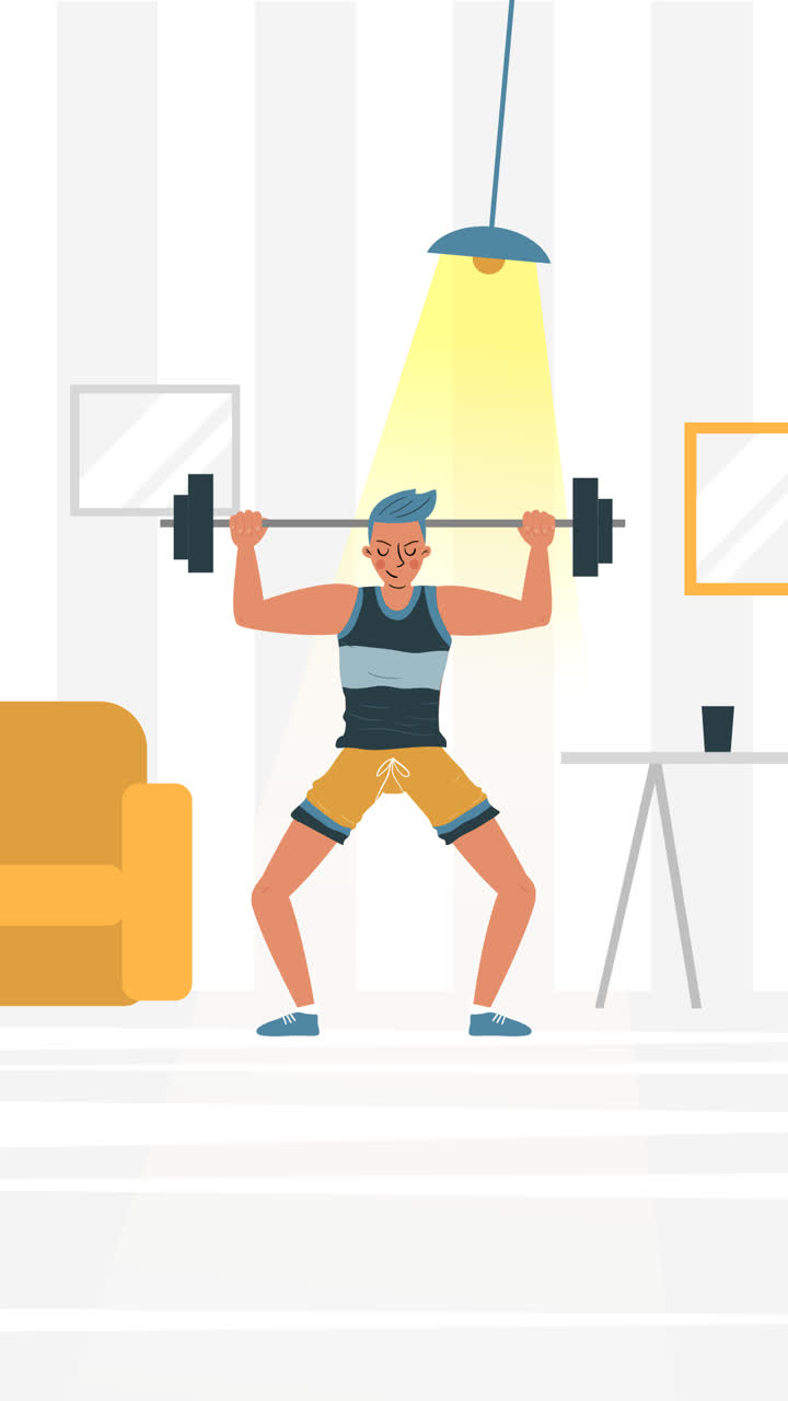 анимация концепции обучения на дому