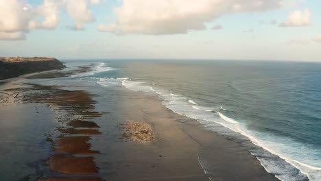 Bali-Indonesia-Pandawa-beach,-colorful-sand-and-rocks