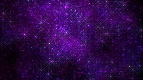 purple stardust on a vibrant background