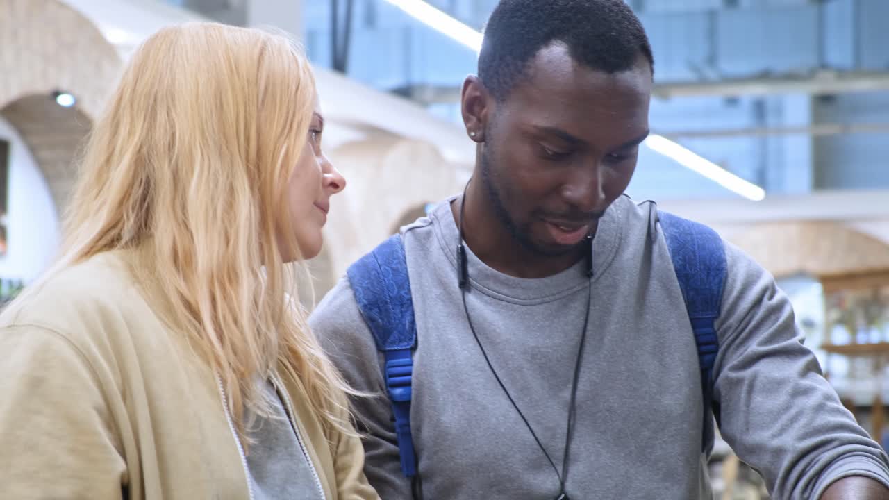 Couple Shopping in a Grocery Store